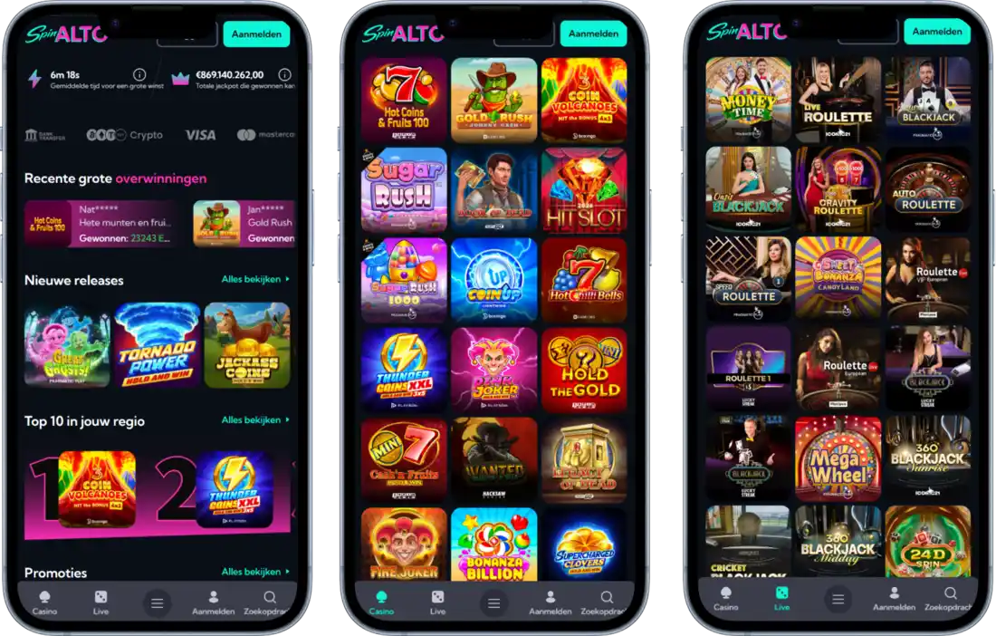 Spinalto Casino Mobiel